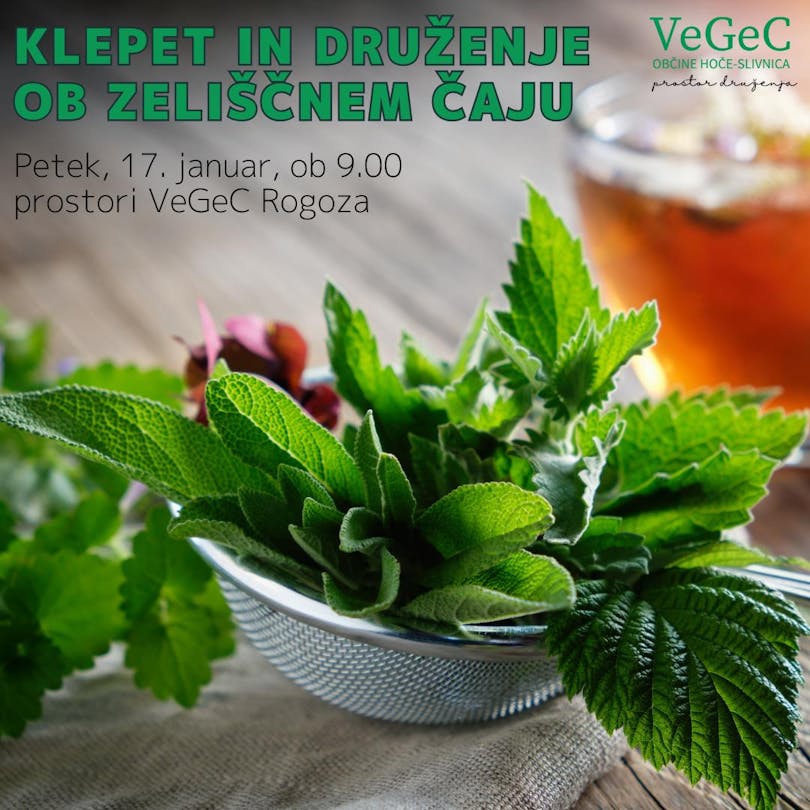 Klepet in druženje ob zeliščnem čaju